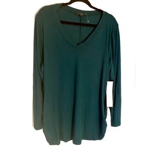 Maternity Essentials Green Top NWT Size 2X